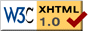 XHTML 1.0 válido